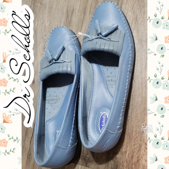 Dr. Scholl's Shoes - 🆕️ 9 leather Dr Scholl's loafer flats slip on